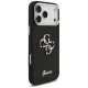 Guess Fixed Glitter Big 4G vāciņš iPhone 17 Pro Max, melns