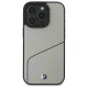 BMW BMHMP16X23RDCLG iPhone 16 Pro Max 6,9" pelēks/pelēks cietais futrālis ar zīmi Leather Textured un Line...