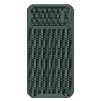Nillkin Textured S vāciņš iPhone 14 Plus ar kameras aizsegu, zaļš