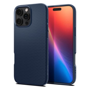 Spigen Liquid Air vāciņš iPhone 16 Pro Max - Zils | Phone Case Cover Blue