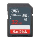 SanDisk Ultra 32GB SDHC atmiņas karte 100MB/s Class 10, melna