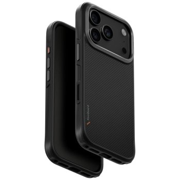 Uniq Keva Magclick uzlādes maciņš iPhone 17 Pro tālrunim – melns | Phone Case Cover