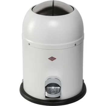Мусорное ведро с педалью Wesco Mini Master 6 л, белое матовое