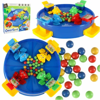 Настольная игра Голодные лягушки, для 4 игроков, синяя