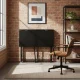 ModernHome Saliekams datorgalds 80x45 cm, melns