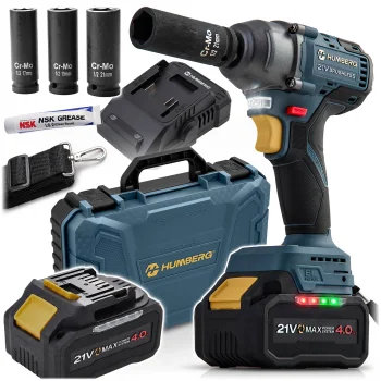 Аккумуляторный ударный гайковерт Humberg Hm-440 21V 350Nm