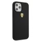 Ferrari iPhone 12 Pro Max Case On Track Silicone, Black