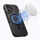 Tech-Protect iPhone 17 vāciņš MagEdge MagSafe, matēts melns