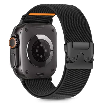 Ремешок Tech-Protect Nylon Clasp для Apple Watch 44 / 45 / 46 / 49 mm, черный
