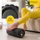 Masāžas rullis ar rievām 4FIZJO 30 x 15 cm EPP putas melns