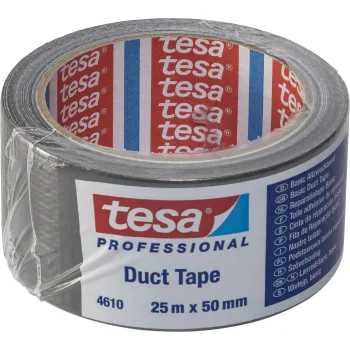 Tesa 4610 armēta auduma līmlente, 25 m x 50 mm, sudraba