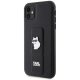 Karl Lagerfeld iPhone 11 / XR Case Gripstand Saffiano Choupette, Black