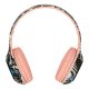 Bezvadu Bluetooth austiņas spēlēm ar RGB apgaismojumu, rozā
