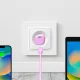 Сетевое зарядное устройство Puro 20W GaN USB-C - розовое