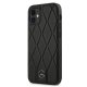 Mercedes iPhone 12 mini Case Wave Line, Black