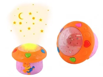 Ночник Проектор Звездное Небо с Музыкой, Розовый | Starlight Lamp Projector...