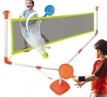 Bērnu Badmintona Komplekts ar Tīklu un Raketēm | Kid's Badminton Set