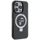 Karl Lagerfeld iPhone 15 Pro Max vāciņš Ring Stand Karl & Choupette MagSafe, melns