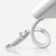 Joyroom S-Y104 Lightning uz Lightning / 3.5mm audio adapteris, balts