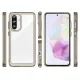 Outer Space Case vāciņš Samsung Galaxy A56 ar elastīgu rāmi, melns