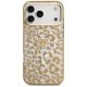 Guess Leopard Glitter MagSafe Case for iPhone 17 Pro Brown