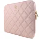 Guess 14\" klēpjdatora maciņš Quilted 4G, rozā