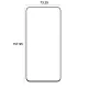 Защитное стекло Etteri 9D для Samsung Galaxy S25 FE / A57 5G, черное