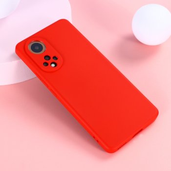 Huawei Nova 9 (NAM-AL00, NAM-LX9) / Honor 50 Soft Liquid Silicone Anti-Scratch Protective Case Cover, Red | Чехол...