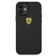 Чехол Ferrari для iPhone 12 mini On Track Real Carbon, черный