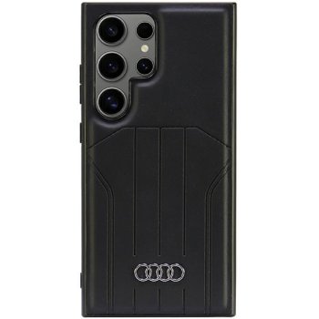 Audi Synthetic Leather MagSafe vāciņš Samsung Galaxy S24 Ultra melns