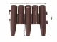 Dārza Palisāde Puķu Dobes Žogs Apmale 215cm, 8 elementi | Garden Palisade Flowerbed Barrier