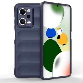 Xiaomi Redmi Note 12 5G / Poco X5 5G Magic Shield Series Texture Cover Case, Blue | Чехол Кейс Кабура...