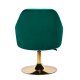 Velvet Swivel Beauty Chair 4Rico QS-BL14G, Green