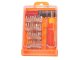 32-in-1 Precision Torx Screwdriver Set with Magnetic Bits, Orange