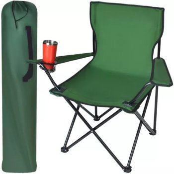 Trizand Folding Fishing Chair with Bag, Green