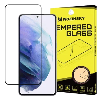 5D защитное стекло для Samsung Galaxy S21+ Plus (SM-G996B), Чёрное Полного...