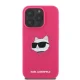 Чехол Karl Lagerfeld Silicone Choupette MagSafe для iPhone 16 Pro Max, Фуксия