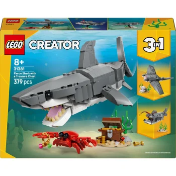 LEGO Creator 31381 Fierce Shark with a Treasure Chest