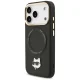 Karl Lagerfeld Big Strap Choupette Metal Logo MagSafe maciņš iPhone 17 Pro — melns | Phone Case Cover