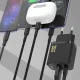 Сетевое зарядное устройство Dudao A27 Max 35W GaN, USB-C / USB-A, черное