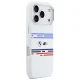 BMW M Silicon Horizontal Line MagSafe vāciņš iPhone 17 Pro - Balts