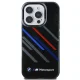 Чехол BMW для iPhone 16 Pro Max Motorsport IML Random Stripes, черный