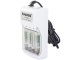 AA (R6) / AAA (R3) / Ni-Mh Ni-Cd Pirkstiņu Akumulatoru Lādētājs + 4x AA Baterijas 4700 mAh | Battery Charger