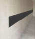 Garage Wall Protector Bumper AG566B, 200x20 cm, Black