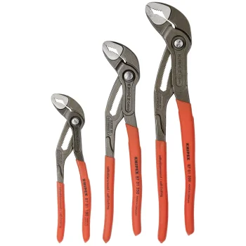 KNIPEX Cobra Pliers Set 180, 250, 300 mm, 3-Piece