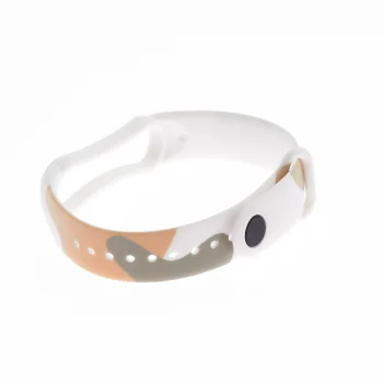 Силиконовый ремешок для Xiaomi Mi Band 5 / 6 (Камуфляж, узор 6)