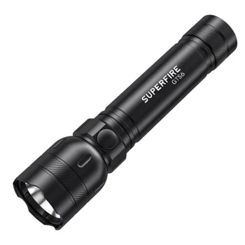 Superfire GTS6 lukturis, 360 lm, 7W, USB-C, melns