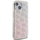 Hello Kitty iPhone 15 vāciņš IML Gradient Electrop Crowded Kitty Head, rozā