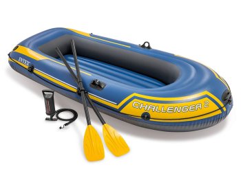 Надувная лодка Challenger 2 Set 236 x 114 x 41 см INTEX 68367