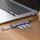 Тонкий USB хаб на 4 порта 1x3.0 3x2.0 для подключения устройств,...